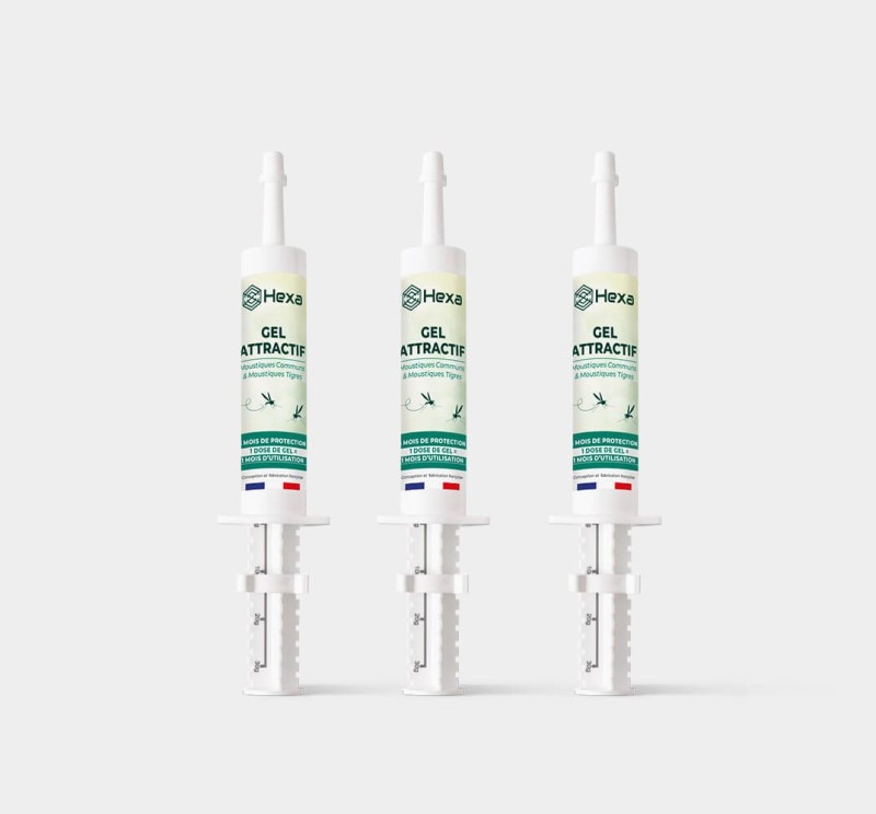 Gel attractif moustiques : recharge pour pièges HexaTrap