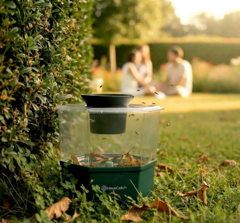 HexaCatch : piège anti-ponte moustiques tigres pour le jardin