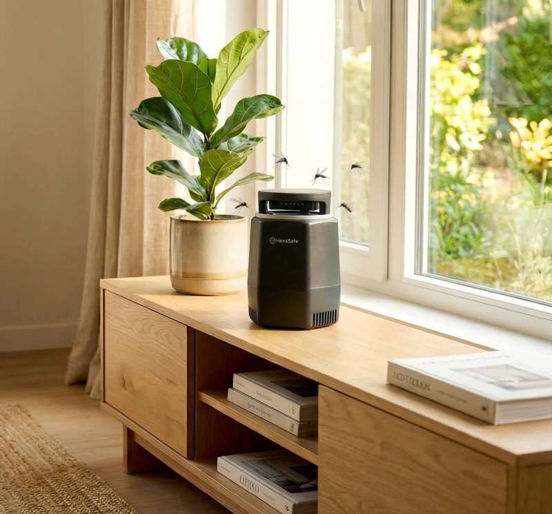 HexaSafe : piège à moustiques intérieur efficace et discret