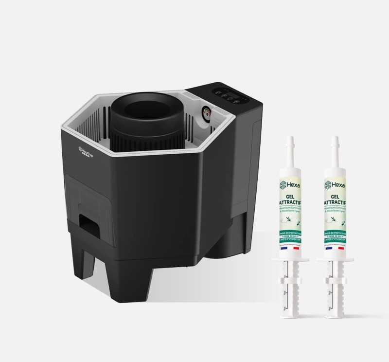 HexaTrap CO2 Capture : piège moustiques extérieur puissant