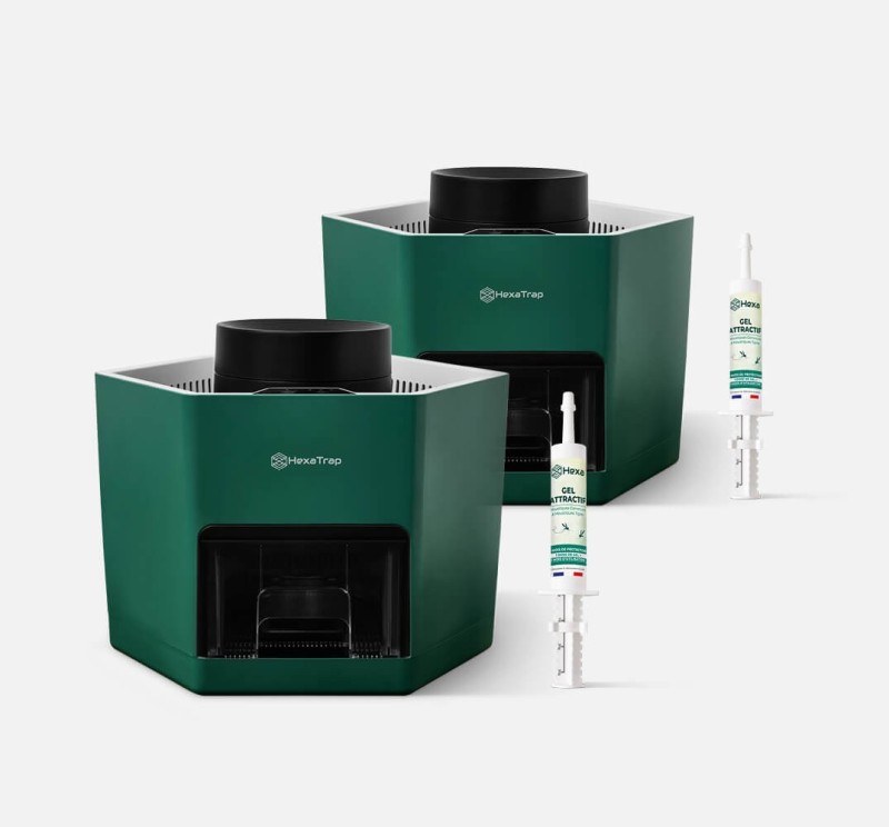 Pack HexaTrap Grand Jardin : solution anti-moustiques extérieure