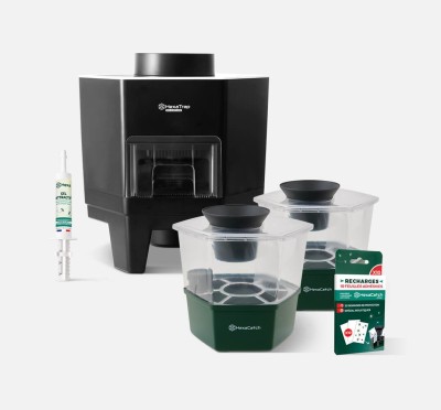 Pack Double Action CO2 HexaTrap : pièges moustiques extérieur