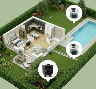 Pack Double Action CO2 HexaTrap : pièges moustiques extérieur