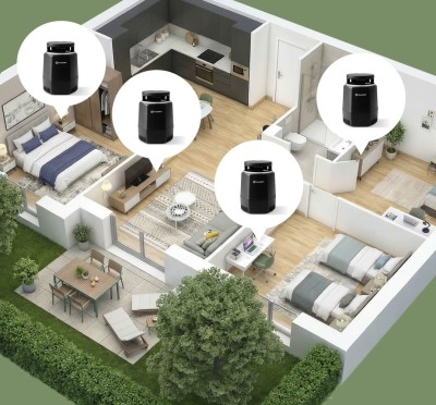 Pack HexaSafe Grande Maison : pièges moustiques intérieur