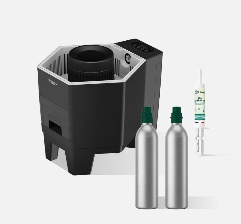 HexaTrap CO2 Capture : piège moustiques extérieur puissant
