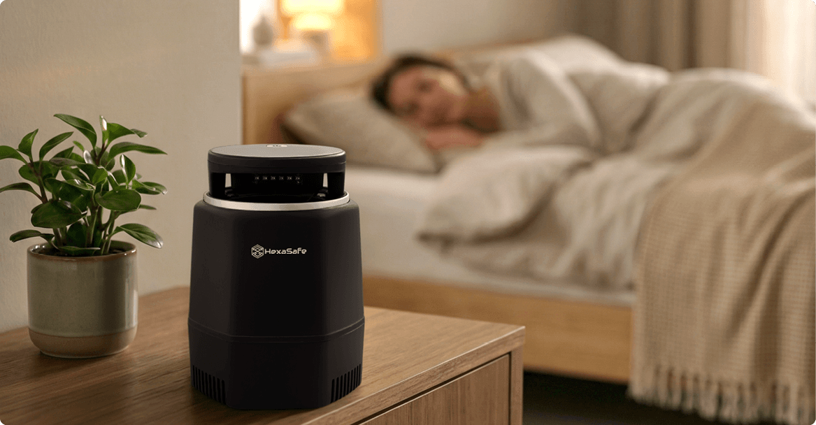 Piège HexaSafe dans une chambre